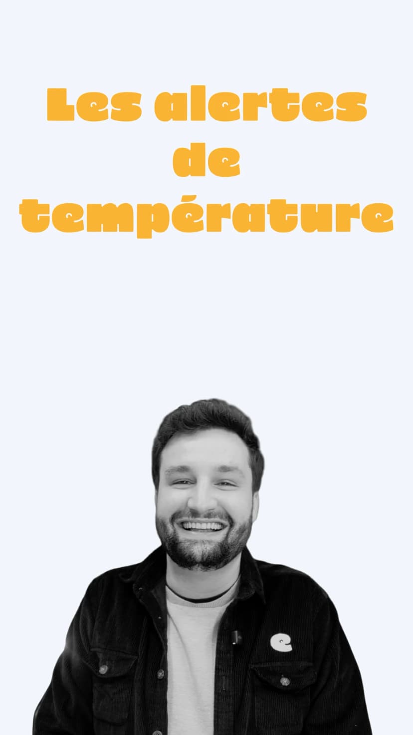 Les différentes alertes