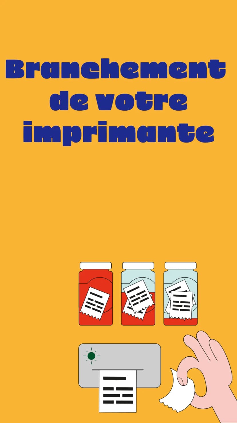 Vidéo branchement imprimante