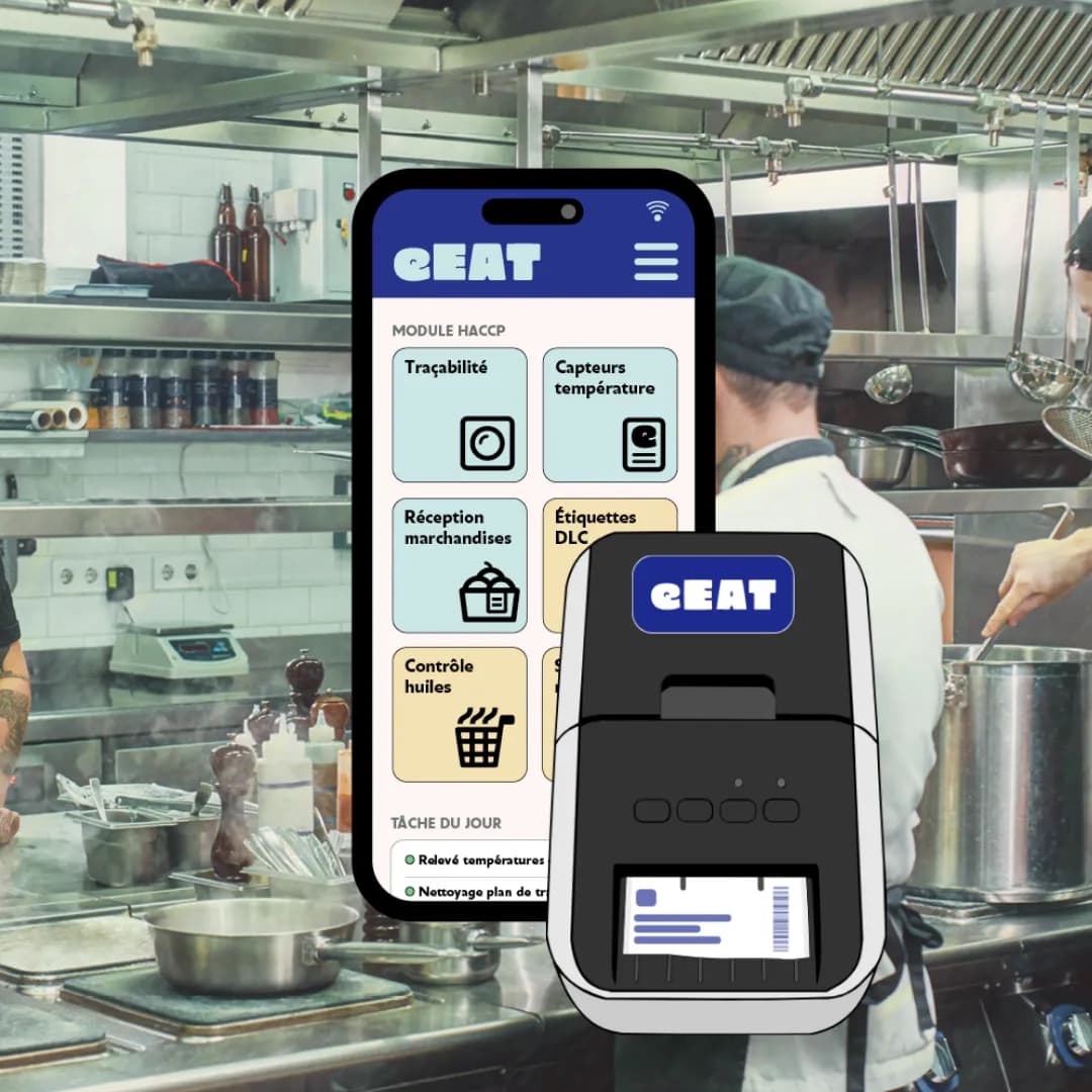 L'application HACCP de eEAT contient tous les types de contrôles réglmentaires possibles