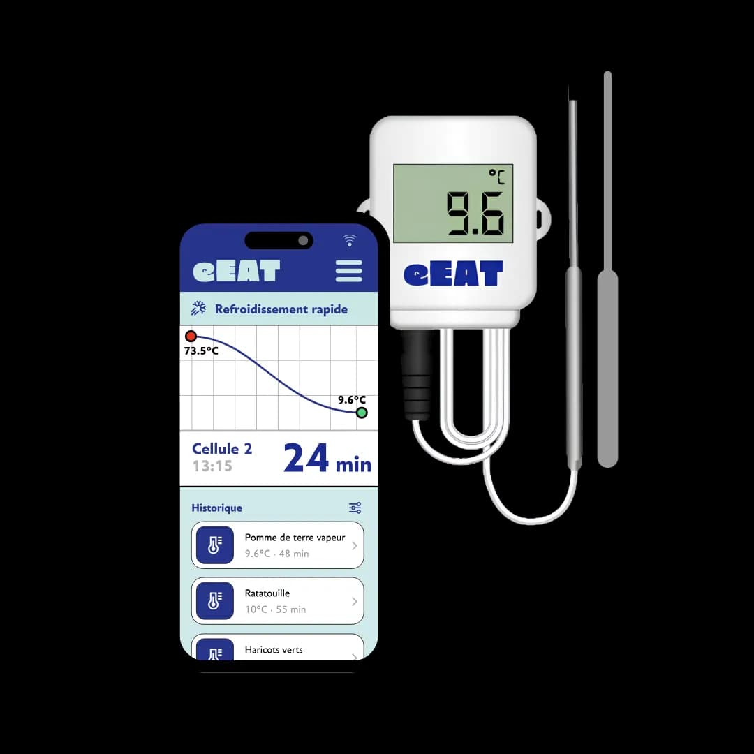 La sonde de refroidissement rapide de eEAT détecte automatiquement les cycles de température