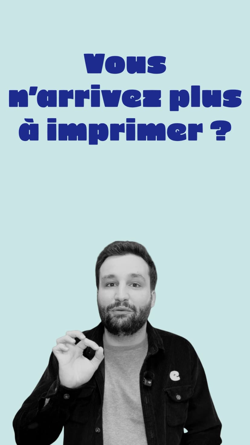 Vidéo pour les problèmes d'impression