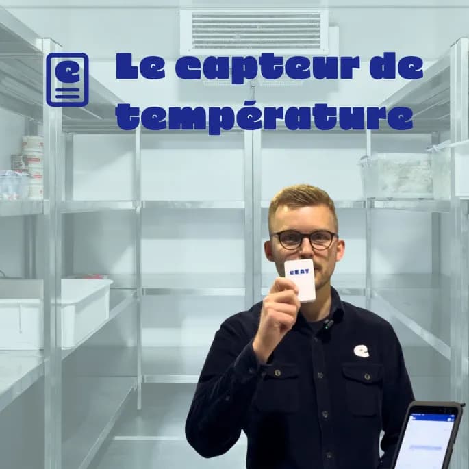 Vidéo présentant les capteurs de température connectés de eEAT
